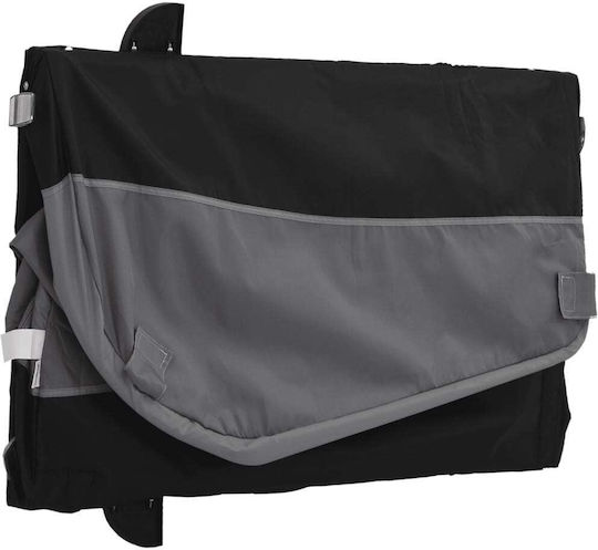 Vidaxl Bicycle Trailer Black Gray 45 Kg Iron