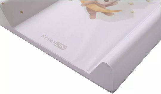 FreeOn Weiche Wickelauflage aus Stoff White 50x70cm