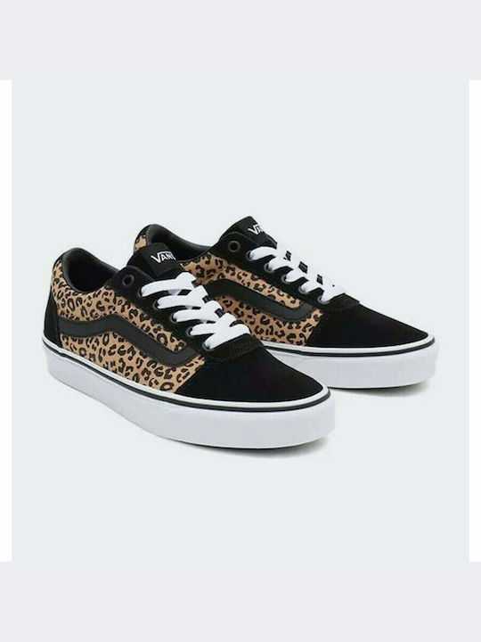 Vans Ward Cheetah Femei Sneakers LEOPA BLACK
