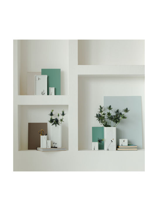 Raeder Decorative Vase Rain White 12x12x25cm