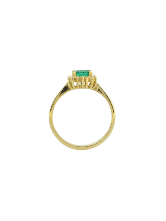 Fa Cad'oro Women's Gold Ring with Stone 18K