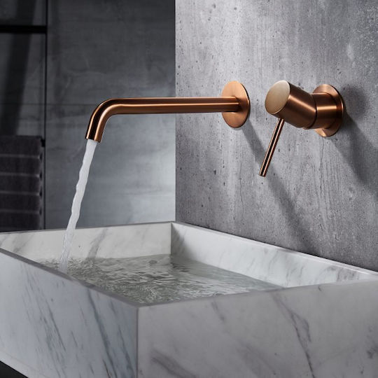 Imex Built-in Mixer & Spout Set for for Bathroom Sink 1 Exit Black
