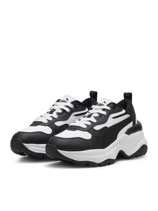 Cilia Wedge Chunky Sneakers White