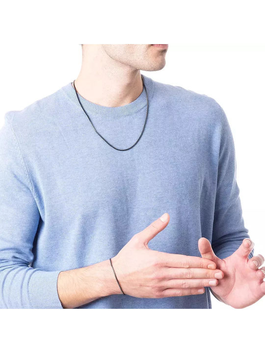 Oxzen Chain Neck made of Stainless Steel Thin Thickness 2mm