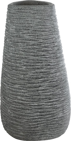 GloboStar Ronda Саксия Полиестер Сив Със стойка 54x54x104εκ.