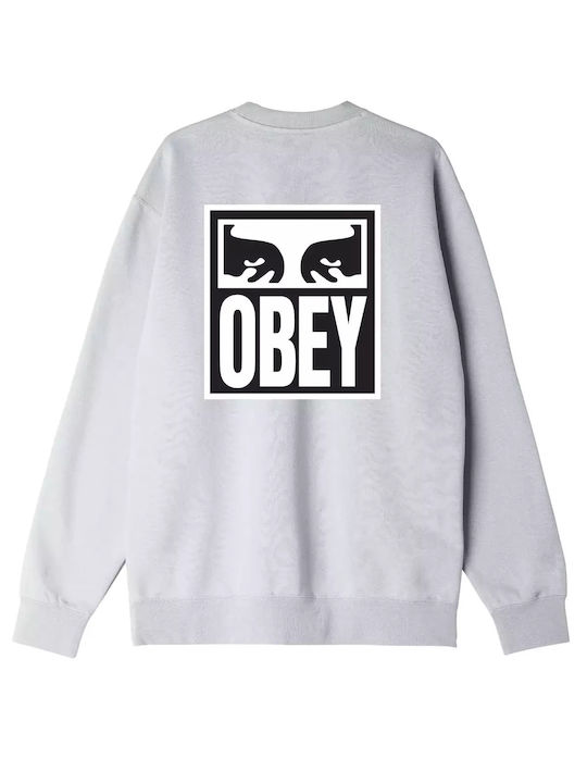 Obey Eyes Men's Sweatshirt Heather Grey