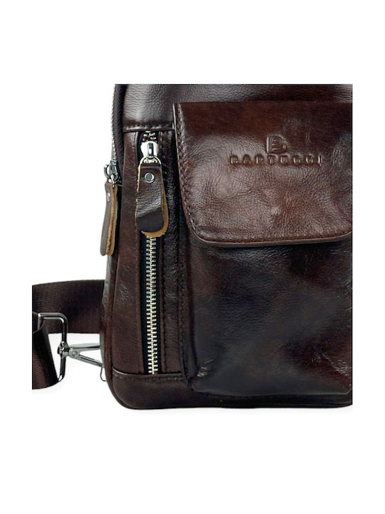 Bartuggi Leather Men's Bag Sling Brown