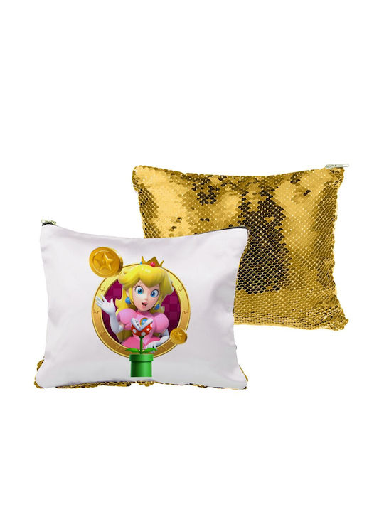 Koupakoupa Necessaire Princess Peach Toadstool in Gold Farbe 21cm