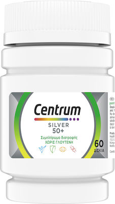 Centrum Silver 50+ Multivitamin für Stärkung des Immunsystems 60 Registerkarten