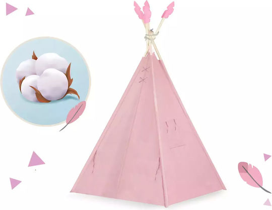 Nukido Kids Indian Teepee Play Tent Teepee for 3+ years Pink