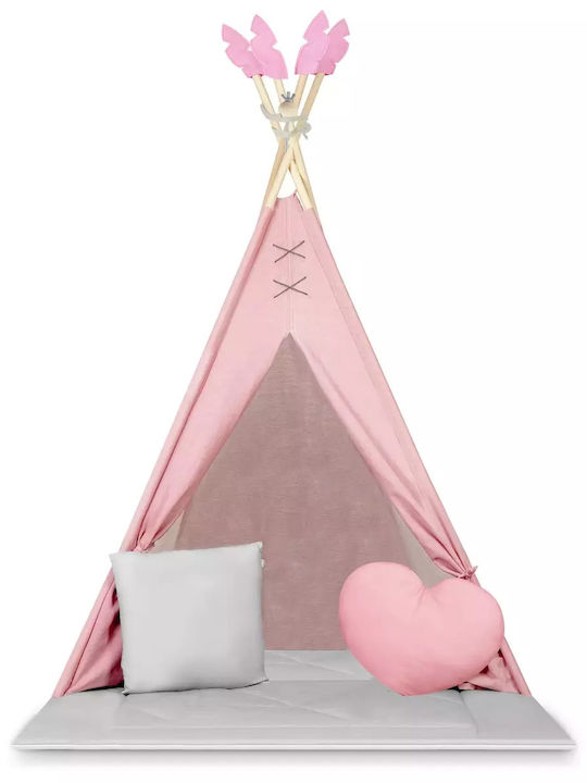 Nukido Kids Indian Teepee Play Tent Teepee for 3+ years Pink