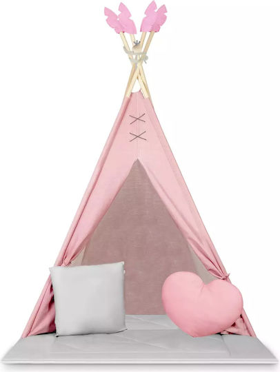 Nukido Kids Indian Teepee Play Tent Teepee for 3+ years Pink