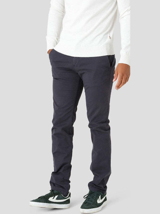 Παντελόνι Chino Ελαστικό σε Slim Εφαρμογή Μπλε