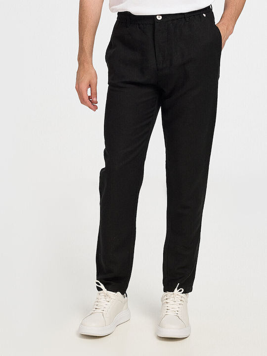 Men's Trousers Elastic Black