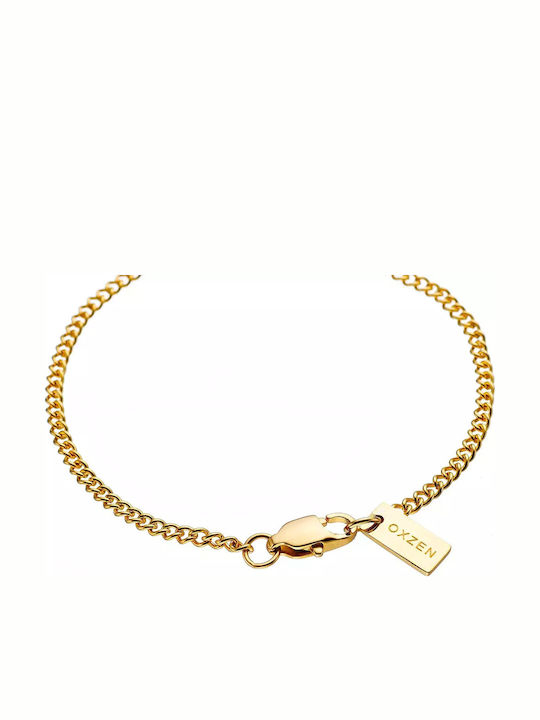 Oxzen Necklace Made of Gold Plated Steel Oxzen Necklace Made of Gold Plated Steel