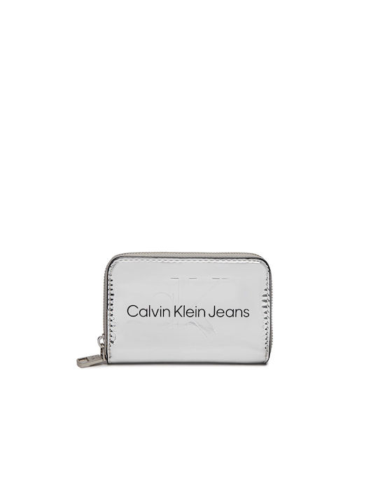 Calvin Klein Sculpted Small Women's Wallet Silver