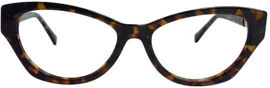 Lussile Women's Acetate Cat Eye Brown Tortoise 32331 LN02