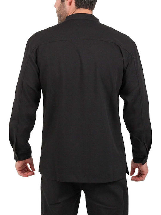 Vittorio Artist Corduroy Overshirt Regular Fit Black