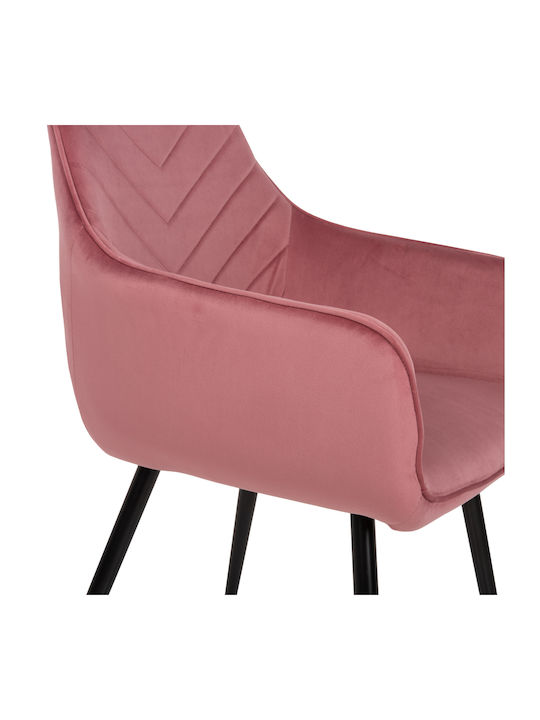 Latrell Dining Room Velvet Armchair Rotten Apple 55x57x84cm