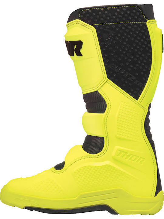 Thor MX Blitz XR Ανδρικές Μπότες Motocross Δερμάτινες ACID/Black