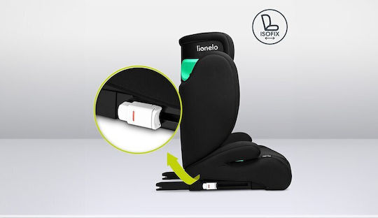 Lionelo Hugo Baby Car Seat High-back Booster i-Size with Isofix Black 15-36 kg