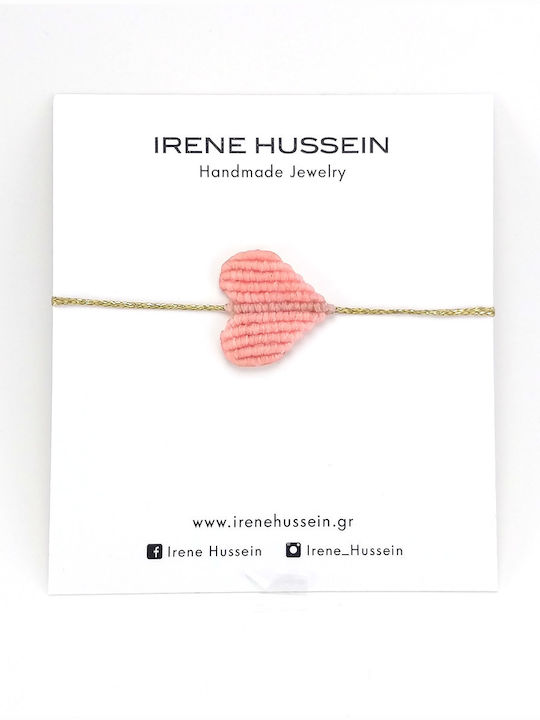 Irene Bracelet Macrame with design Heart made of Cord