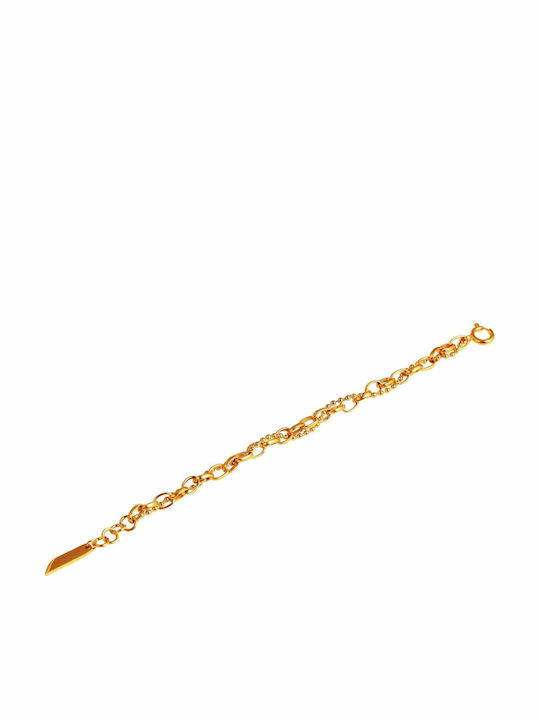 Akzent Chain Hand made of Stainless Steel Gold-plated