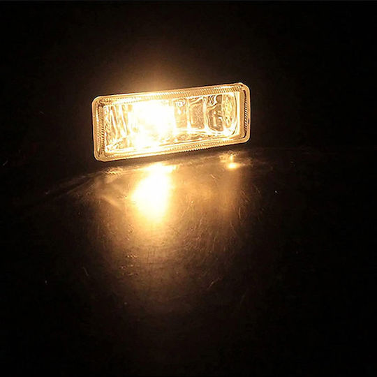 Auto Gs Rectangular Faruri Auto Universal cu Alb Iluminare 2buc