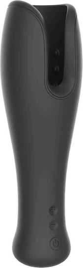 Dream Toys Powerful Flexible Head Stimlator Black Masturbator Hintern mit Vibration