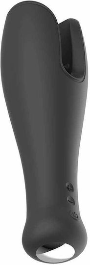 Dream Toys Powerful Flexible Head Stimlator Black Masturbator Hintern mit Vibration