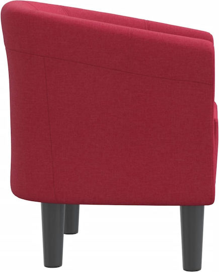 Barrel Sessel Bordeaux 70x56x68cm