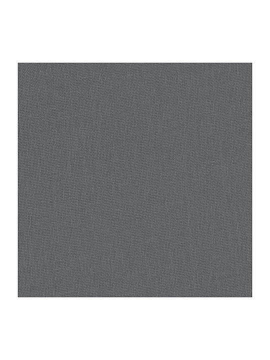 Barrel Armchair with Footstool Dark Grey 70x56x68cm