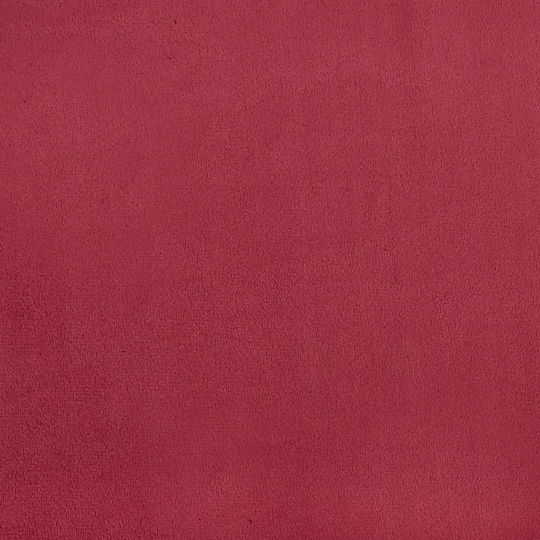 Barrel Sessel mit Fußhocker Samt Bordeaux 46.5x46.5x45cm