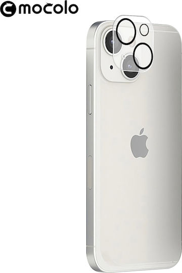 Mocolo Lens Full Camera Protection Membrane Black for the iPhone 15 / 15 Plus