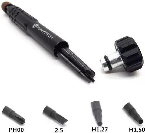 FumyTech Screwdriver with Interchangeable Tips