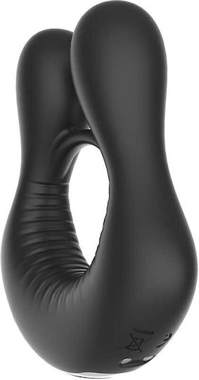 Dream Toys Ramrod Δονούμενο Δαχτυλίδι Πέους Μαύρο