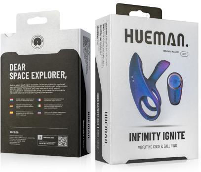 Infinity Ignite Remote Vibrating Δονούμενο Δαχτυλίδι Πέους Σιλικόνης Μωβ HUE015
