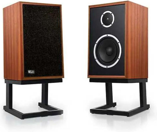 KLH Model 3 Pereche Boxe Hi-Fi Bookself 150W 2 Nr. de șoferi L31.1xA29.2xÎ71.8cm. West African Mahogany