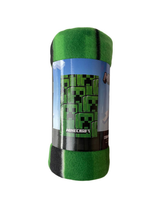 Mojang AB Blanket Cot Fleece Green 140x100cm.