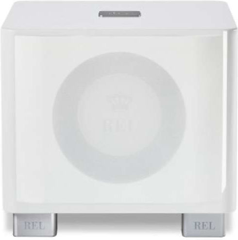 Rel Acoustics T/7x Безжично Самоусилващ Субуфер с Говорител 8" 200W Бял гланц