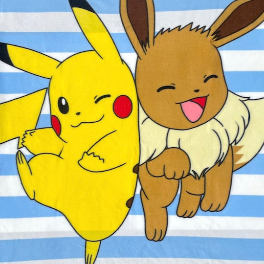 Κουβέρτα Κούνιας Pokémon Παιδική Fleece Μπλε Μπλε 140x100εκ.