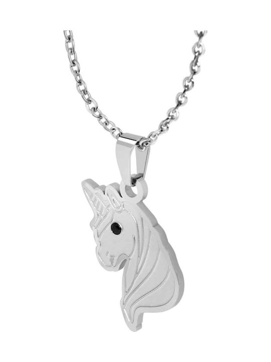 Akzent Kinderhalskette Einhorn