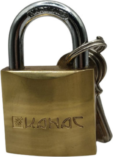Bronze Padlock Brass with Key 30mm 1pcs