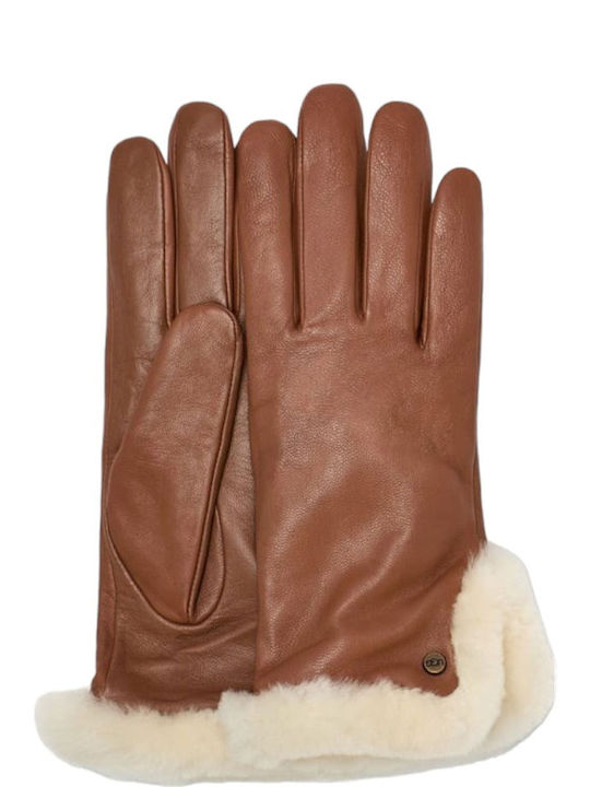 Ugg Australia Women's Leather Gloves Brown