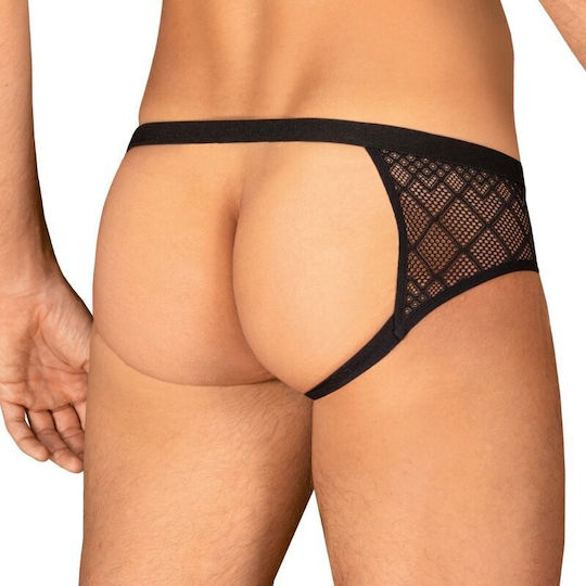 Obsessive Severio Ανδρικό Εσώρουχο Jockstrap Μαύρο