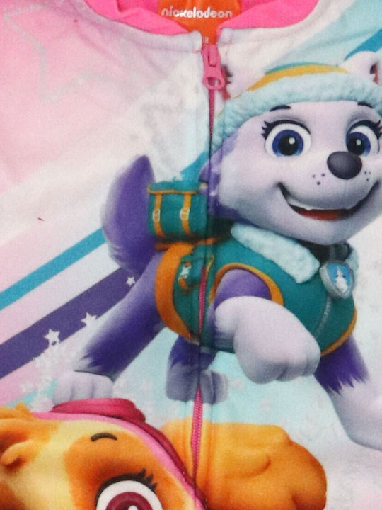 Nickelodeon Kinder Einteiliger Schlafanzug Winter Fleece ΡΟΖ Paw 52 04