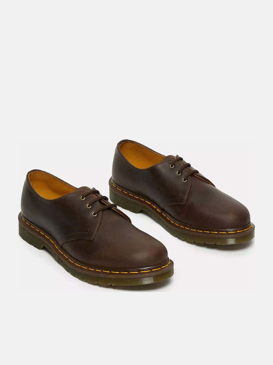 Leder Herren Oxfords Braun
