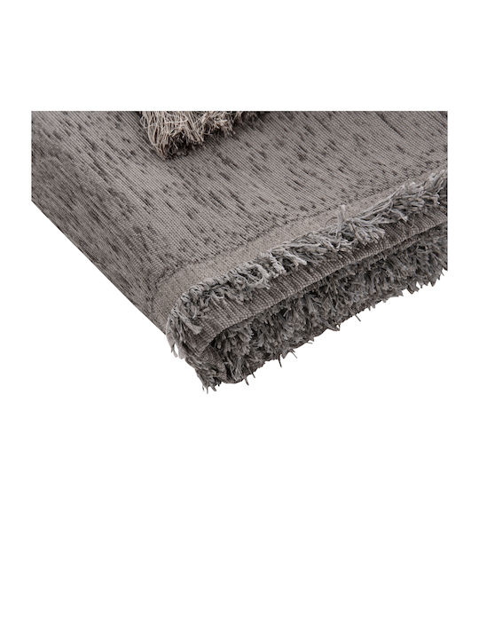 HomeMarkt Dreamtopia Ριχτάρι Τριθέσιου Καναπέ Chenille 170x295εκ. Γκρί