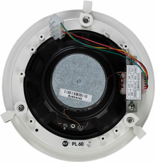 RCF Εντοιχιζόμενο Ηχείο 6W (Τεμάχιο) Λευκό PL 60