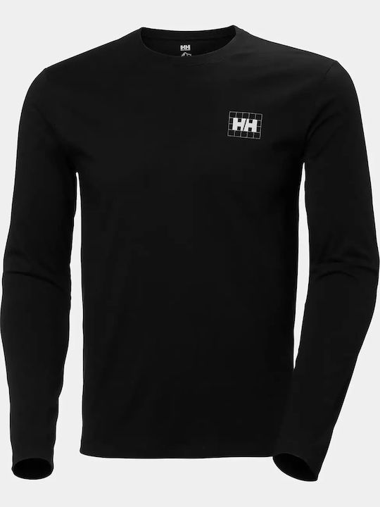 Langarmbluse Black